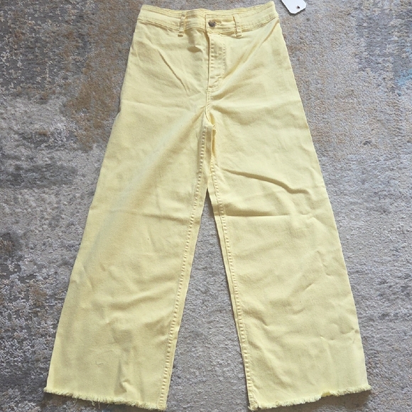 Billabong Free Fall Yellow Wide-Leg Women Jeans - Picture 3 of 8